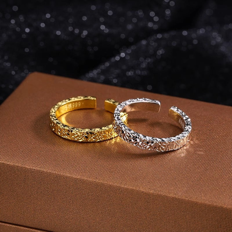 Textured Gold Ring