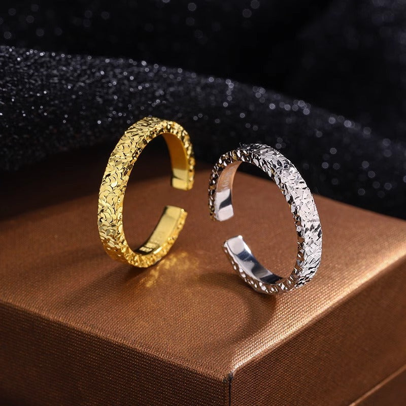 Textured Gold Ring